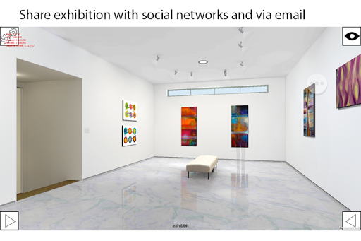 exhibbit 3d online art gallery