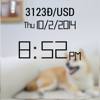 Dogecoin Shibe Watch Face