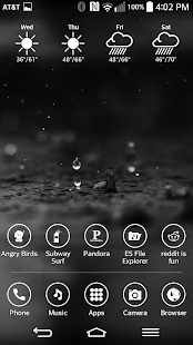 Free Download whtCircle theme for LGHome APK for Android