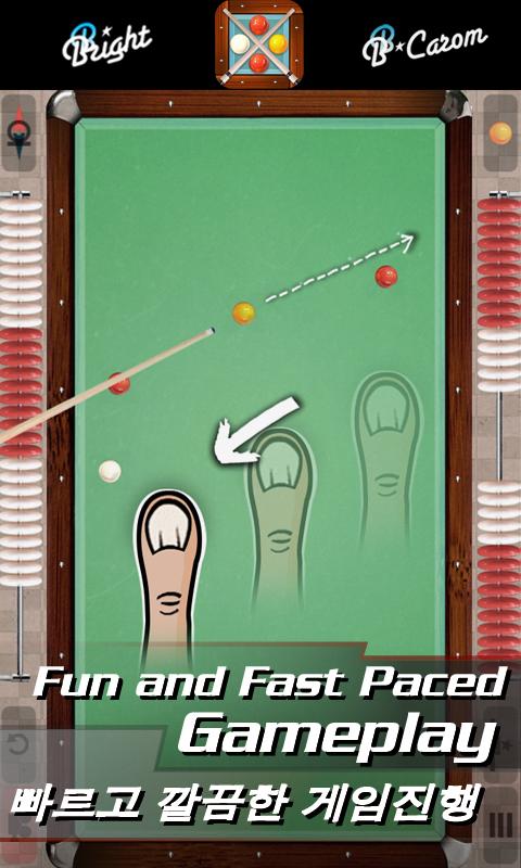 BB Carom Billiard (3 cushion) Screen 2