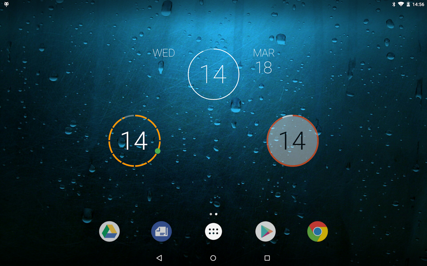 onca Clock Widget - screenshot