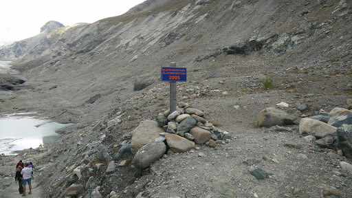 Grossglockner Gletscher Position 2005 