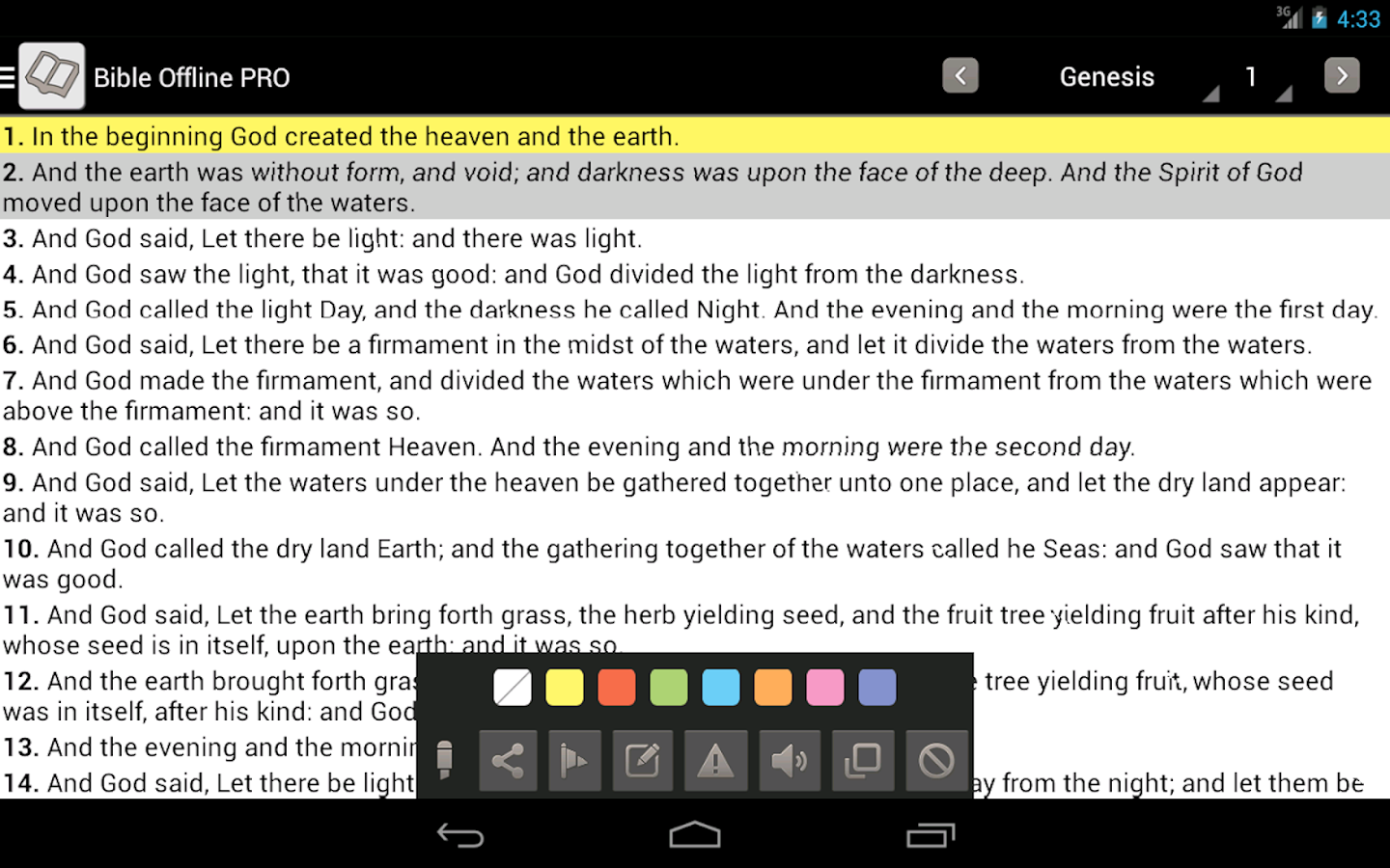 Bible Offline PRO - screenshot