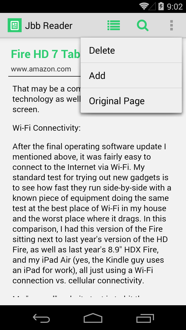 JBB Article Reader (No Ads) Screen 3