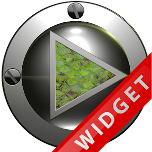 Poweramp Widget Green Snake logo