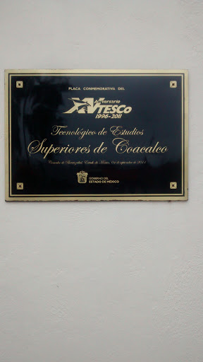 Placa Conmemorativa xv Años TESCo