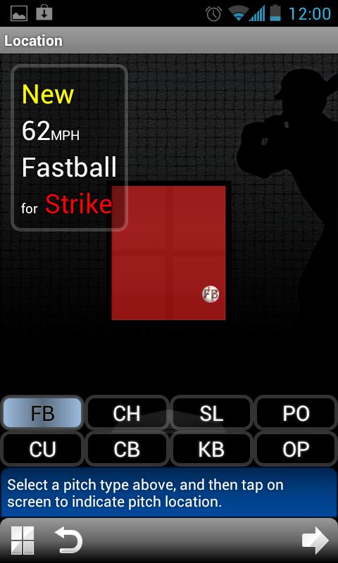 Baseball Bullpen Screen 1