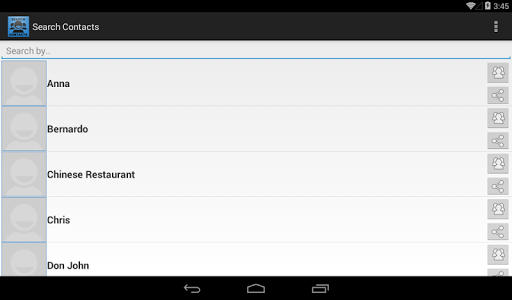 【免費生產應用App】Search Contacts-APP點子