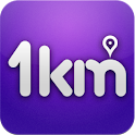 1km – ‘우리동네 소셜네트워크’ logo