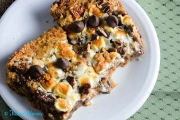 Amazing S'Mores 7-Layer Bars #SundaySupper
