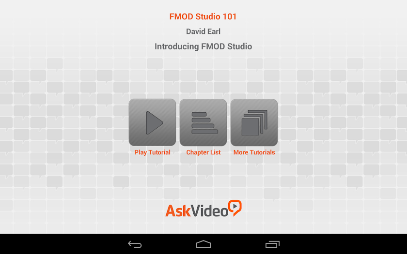 FMOD Studio Intro Course Screen 2