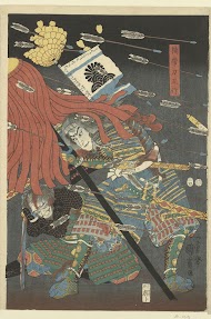 De laatste aanval van de Kusunoki te Shijonawate