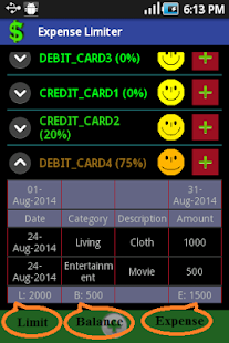 How to download Expense  Limiter patch 2.0 apk for pc