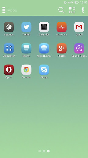 【免費個人化App】Mint Go Launcher Theme-APP點子