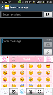GO Keyboard Lovely Pink Screenshots 14