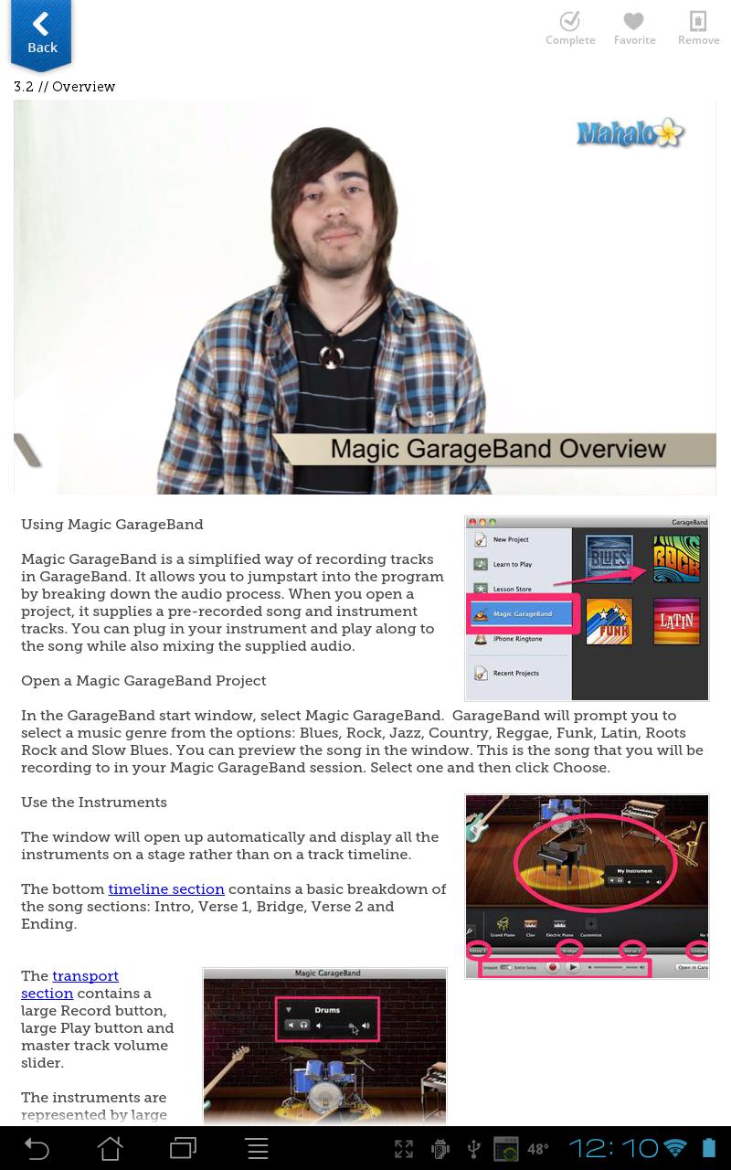 Learn GarageBand in 30 Days Screen 1