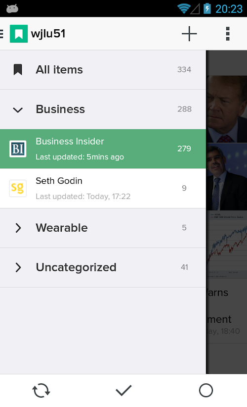 Android application Informed Pro (Rss Reader) screenshort