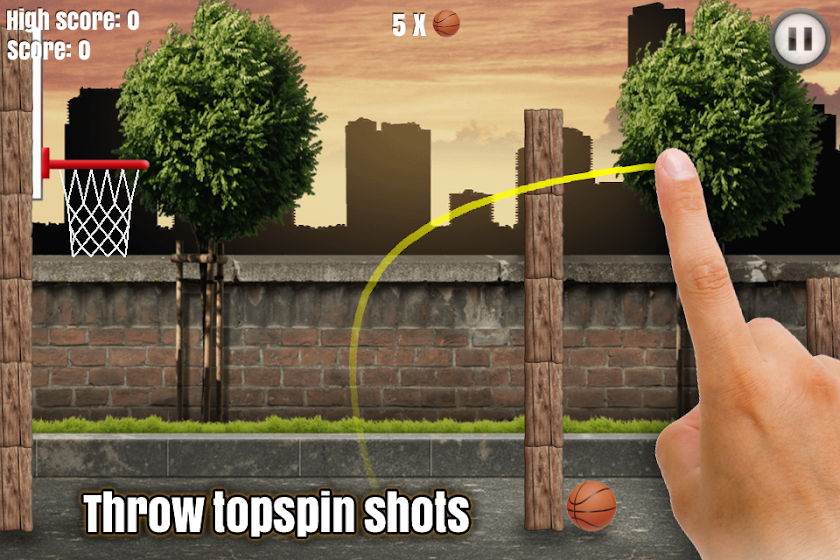 Through the Hoop Basketball Screen 2