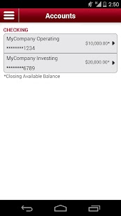 Bank of OK BusinessSource Screenshots 0