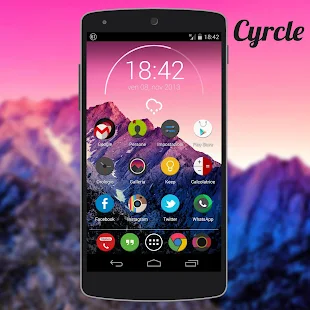 Cyrcle Icônes Apex Go Nova Adw - screenshot thumbnail