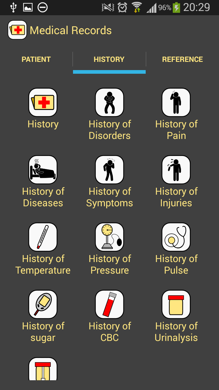 Medical Records Screen 3