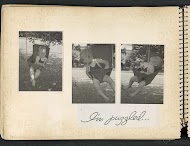 Burchard Pennink als baby op een schommel