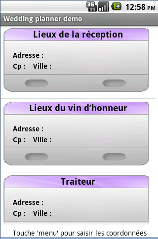 wedding planner fr Screen 2