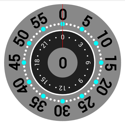 Часы секунды схема