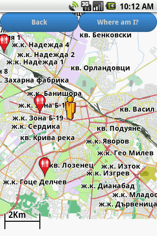 Sofia Amenities Map