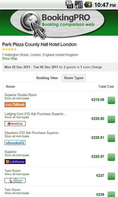 Cheap hotels, hotel & hostels- screenshot