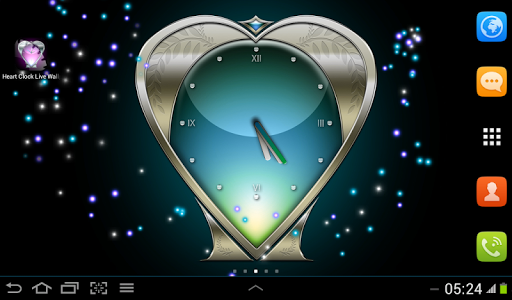 【免費個人化App】Heart Clock Live Wallpaper-APP點子