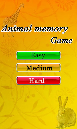 Animals Memory Game