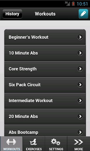 Ab Exercise Workout - Pro