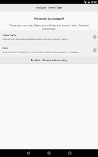 Accounting Quiz - AccQuiz Screenshots 0