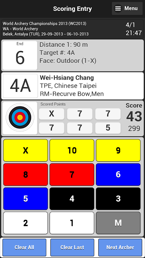 Ianseo Scorekeeper Android Apps on Google Play