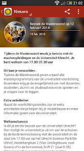 Universiteit Utrecht Master Screenshots 1