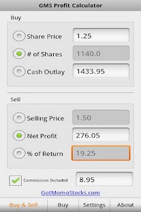 Stock Profit Calculator FREE