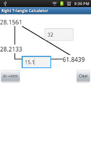 Right triangle calculator