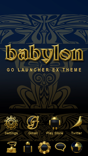 Babylon GO Launcher Theme