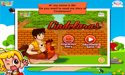 Cindelaras kids story book poster 5