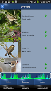 Android application Bird Song Id: Auto Recognition screenshot