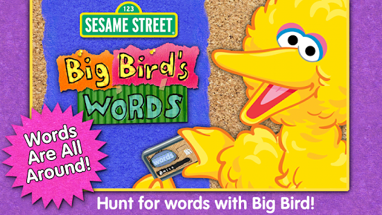 Sesame Street Big Bird's Words