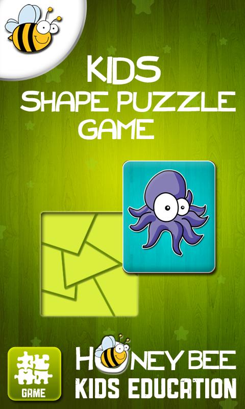 Android application Kids Shape Puzzle Game screenshort