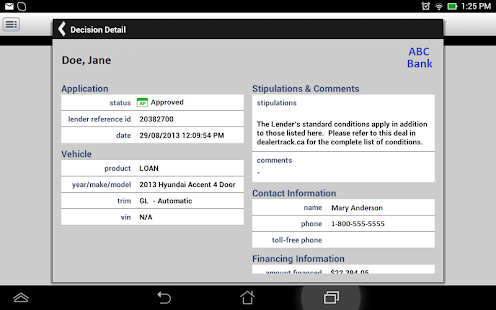 Dealertrack Mobile (Canada) Screenshots 5
