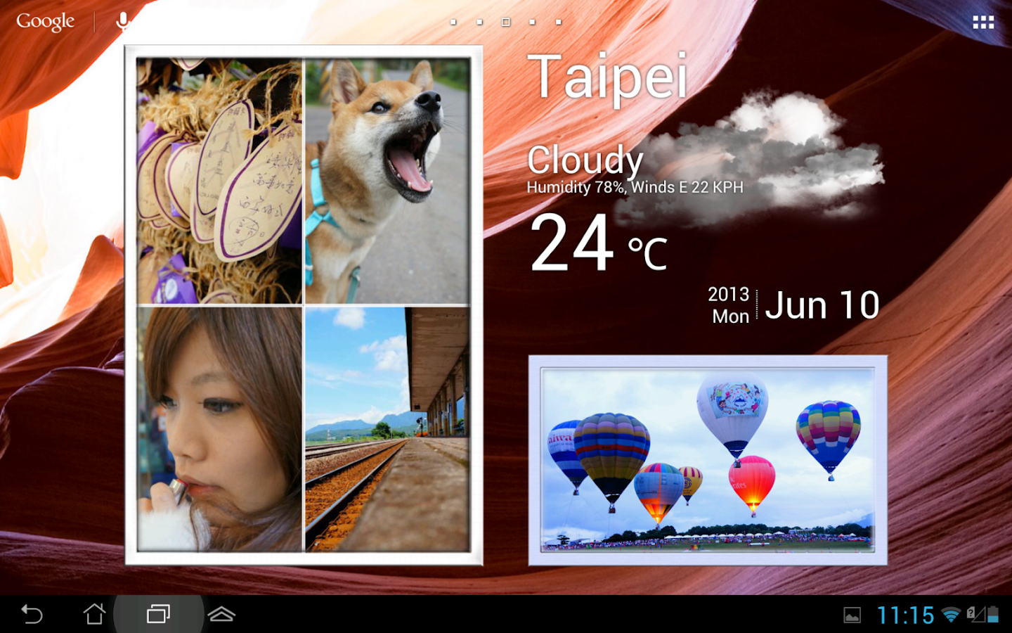   Animated Photo Frame Widget +- หน้าจอ 