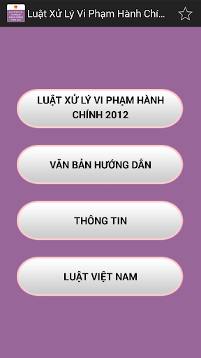 Luat Xu ly vi pham hanh chinh