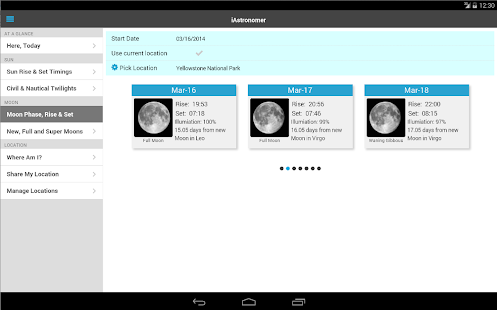 iAstronomer Free - Sun & Moon Screenshots 3