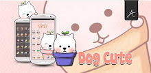 Dog Cute Atom theme APK