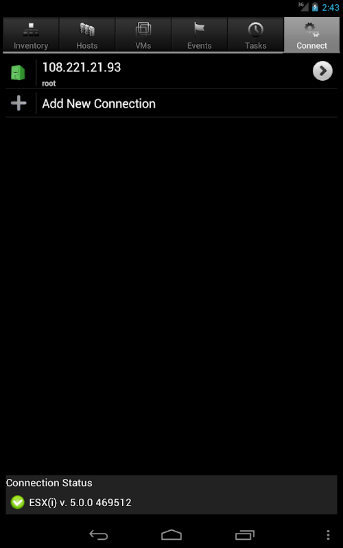Android application iVMControl Lite screenshort