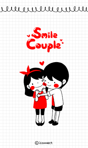 Smile Couple go launcher